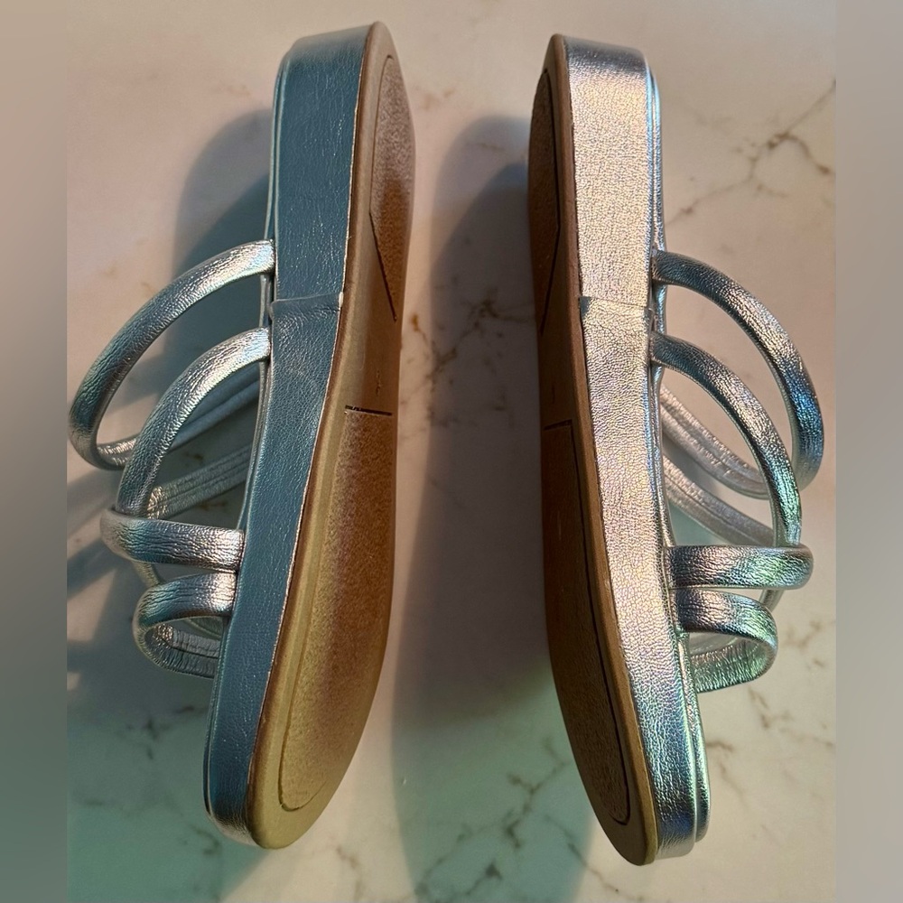 Seychelles Rule the World Metallic Silver Sandals - Picture 7 of 9